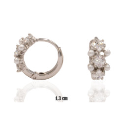 Kolczyki Xuping rodowane - MF40335